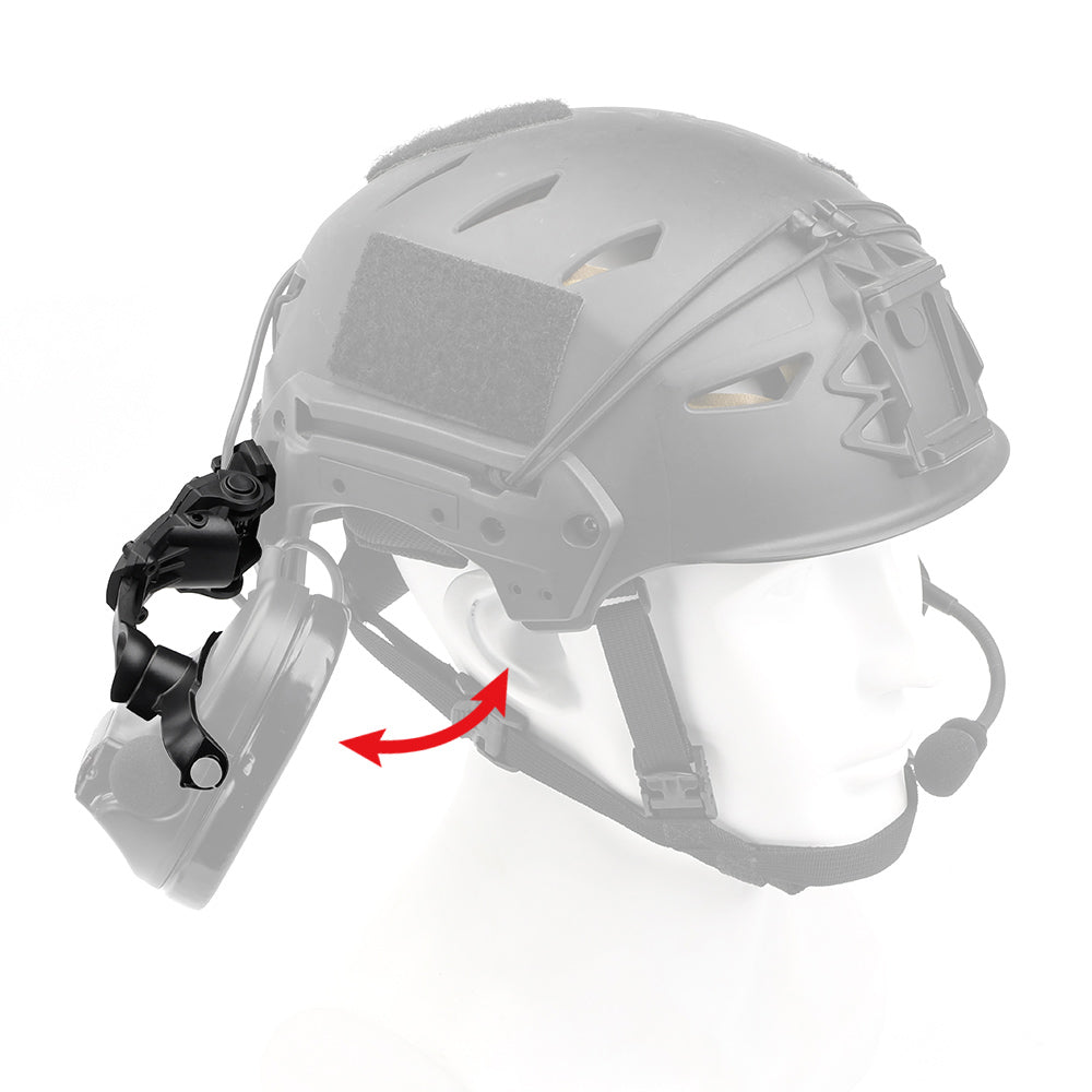 Rotating Helmet Rail Mount Kit